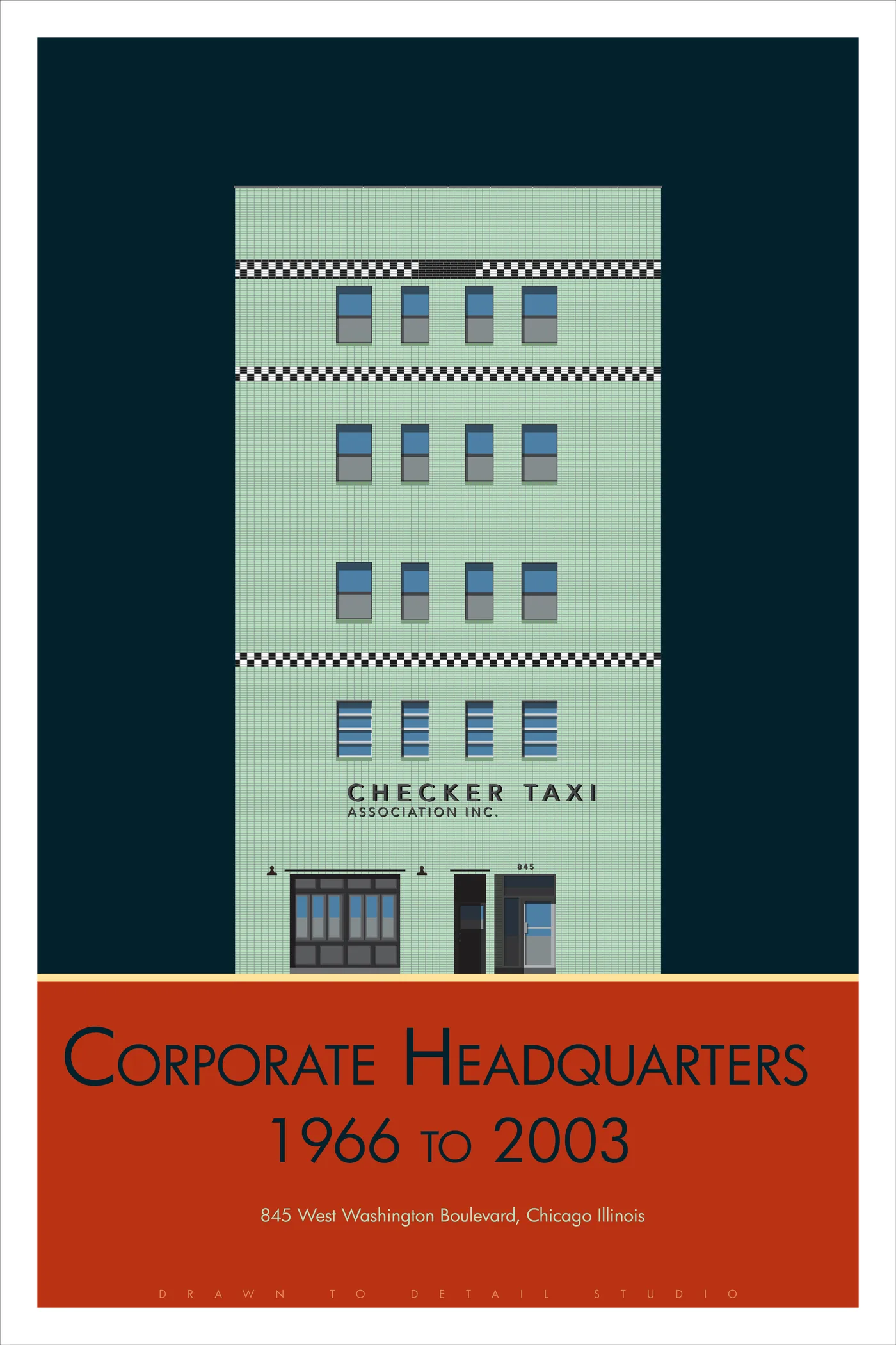 Corporate Headquarters — a flat-illustration portrait by Drawn to Detail Studio